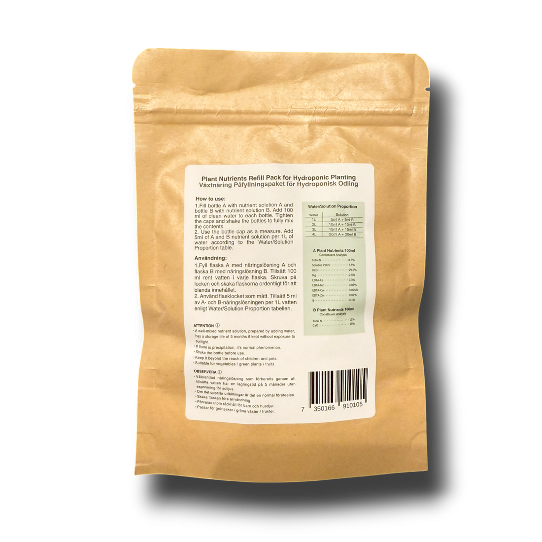 Växtnäring påfyllning